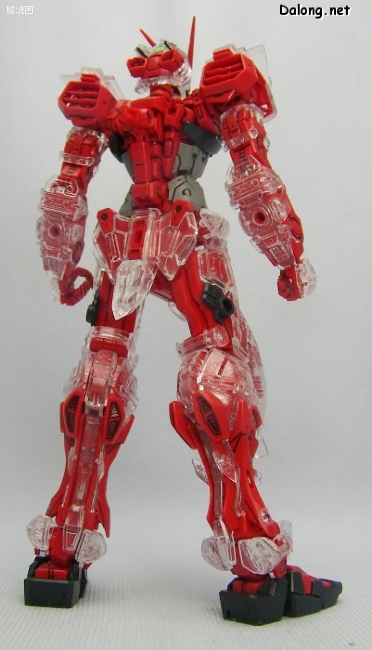 Bandai MG 1/100 MBF-P02Kai Gundam Astray Red Frame Kai with Special Clear Armor Parts