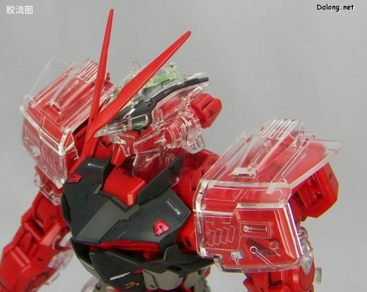Bandai MG 1/100 MBF-P02Kai Gundam Astray Red Frame Kai with Special Clear Armor Parts