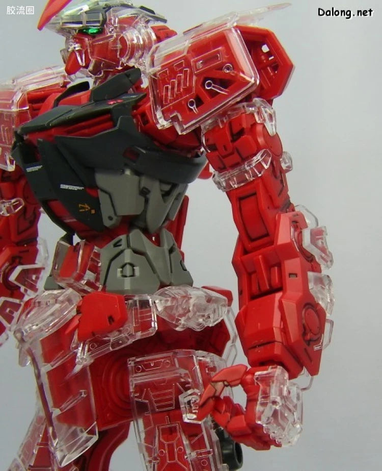 Bandai MG 1/100 MBF-P02Kai Gundam Astray Red Frame Kai with Special Clear Armor Parts