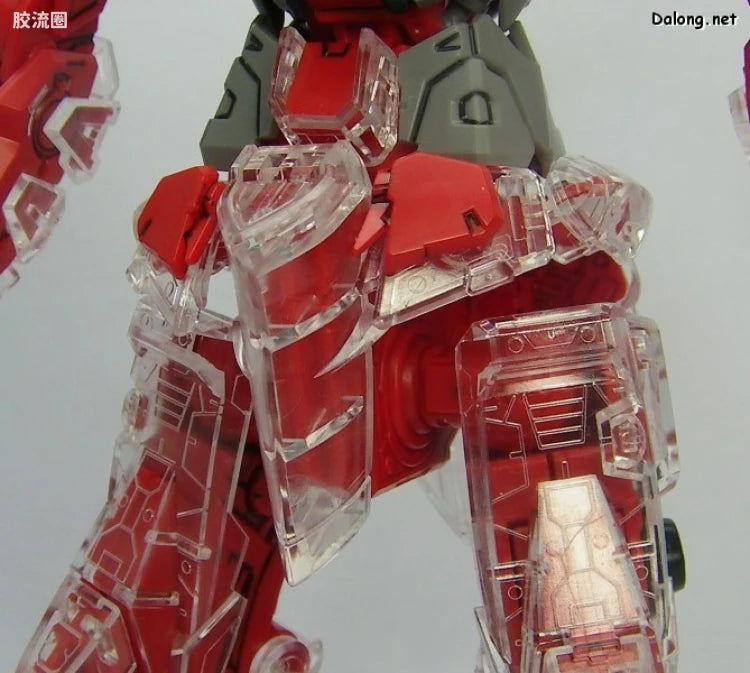 Bandai MG 1/100 MBF-P02Kai Gundam Astray Red Frame Kai with Special Clear Armor Parts