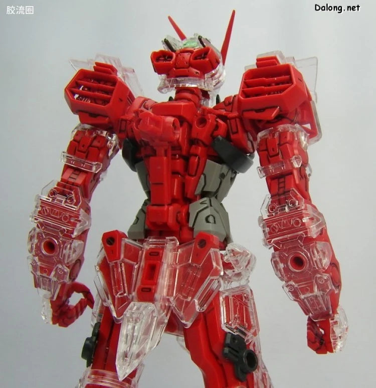 Bandai MG 1/100 MBF-P02Kai Gundam Astray Red Frame Kai with Special Clear Armor Parts