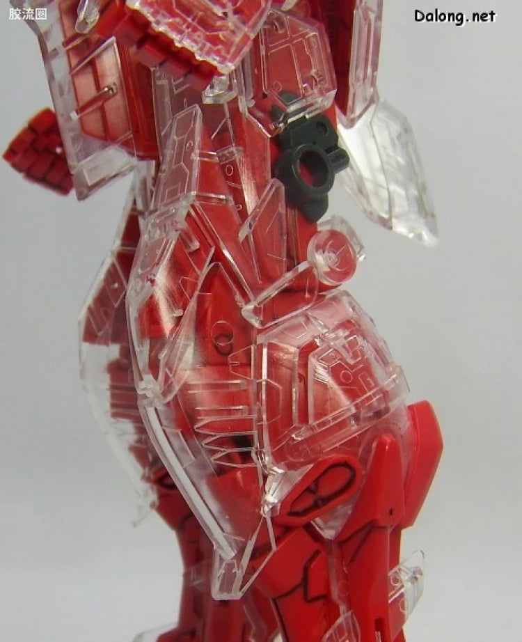 Bandai MG 1/100 MBF-P02Kai Gundam Astray Red Frame Kai with Special Clear Armor Parts