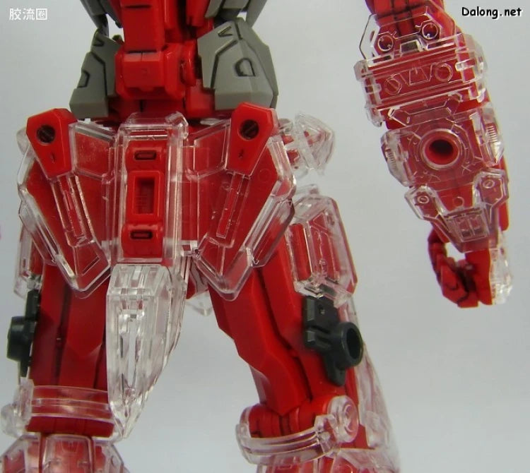 Bandai MG 1/100 MBF-P02Kai Gundam Astray Red Frame Kai with Special Clear Armor Parts