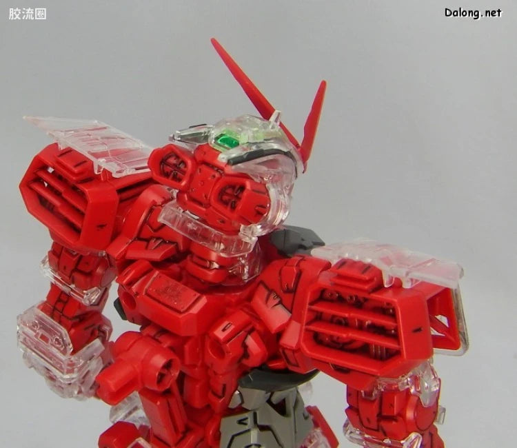 Bandai MG 1/100 MBF-P02Kai Gundam Astray Red Frame Kai with Special Clear Armor Parts
