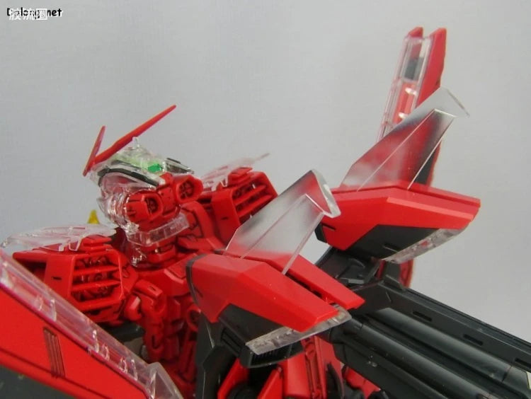 Bandai MG 1/100 MBF-P02Kai Gundam Astray Red Frame Kai with Special Clear Armor Parts