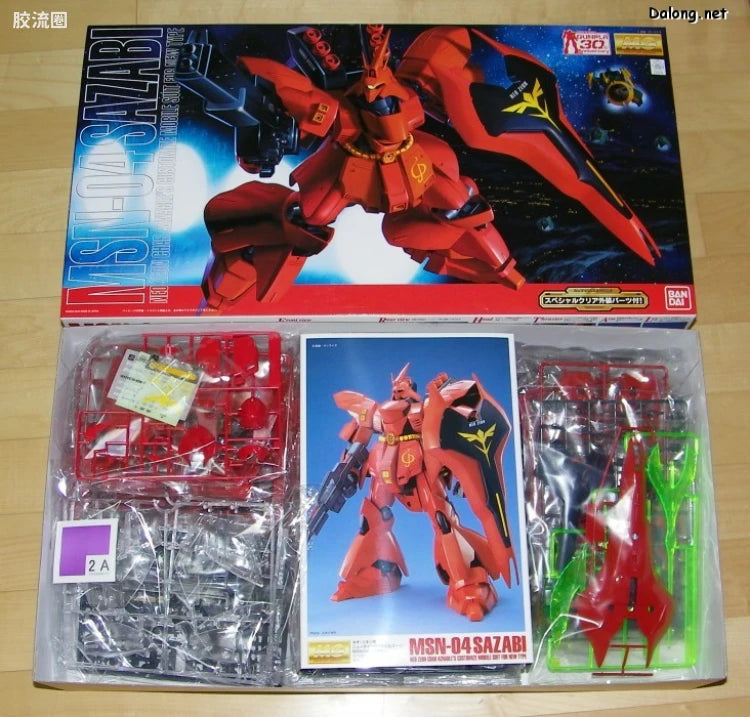 Bandai MG 1/100 MSN-04 Sazabi with Special Clear Armor Parts