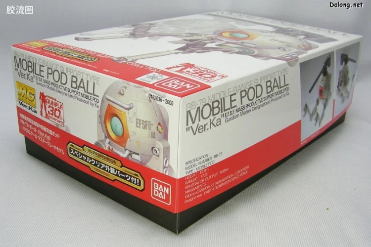 Bandai MG 1/100 RB-79 Ball Ver.Ka with Special Clear Armor Parts
