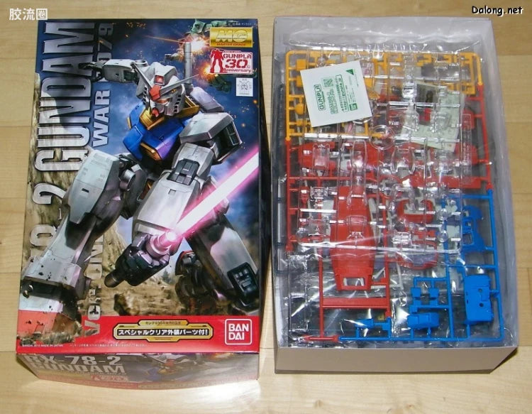 Bandai MG 1/100 RX-78-2 Gundam Ver.O.Y.W.0079 (Animation Color) with Special Clear Armor Parts