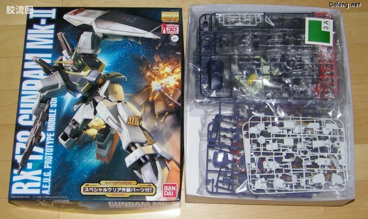 MG 1/100 Gundam Mk-II Ver.2.0 AEUG with Special Clear Armor Parts
