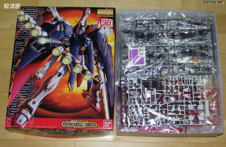 MG 1/100 Crossbone Gundam X-1 Full Cloth with Special Clear Armor Parts