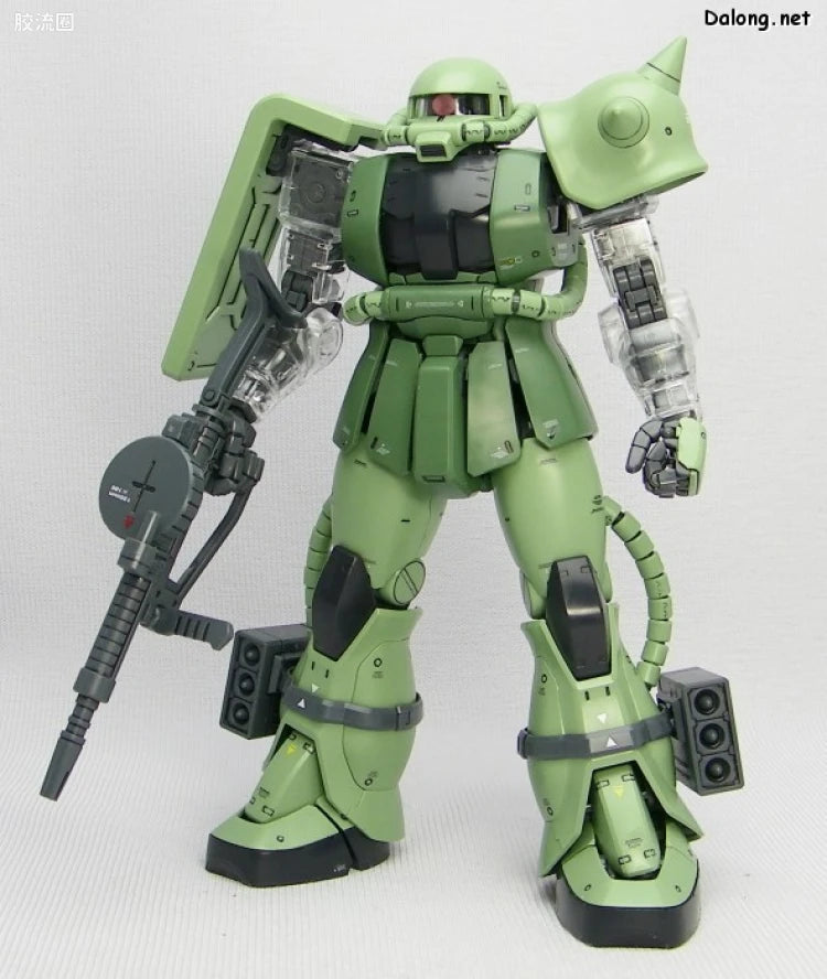 MG 1/100 MS-06J Zaku II Ver.2.0 with Special Clear Armor Parts