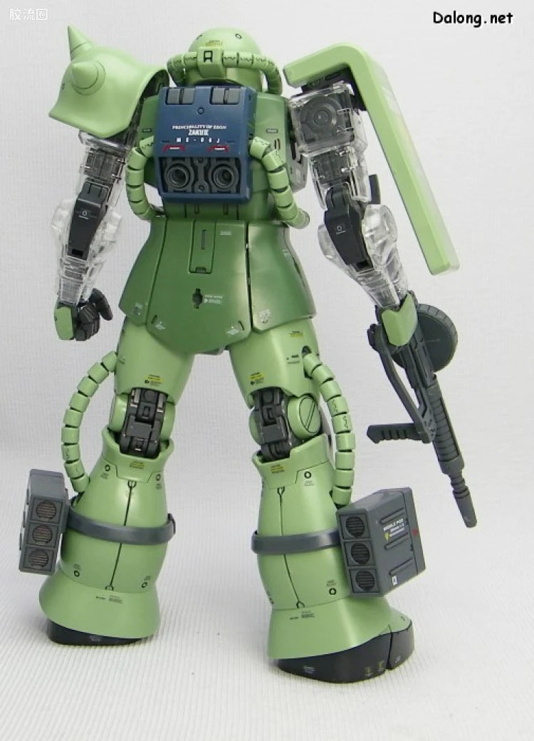MG 1/100 MS-06J Zaku II Ver.2.0 with Special Clear Armor Parts