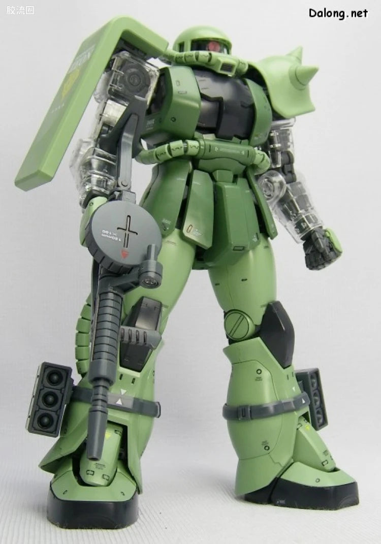 MG 1/100 MS-06J Zaku II Ver.2.0 with Special Clear Armor Parts