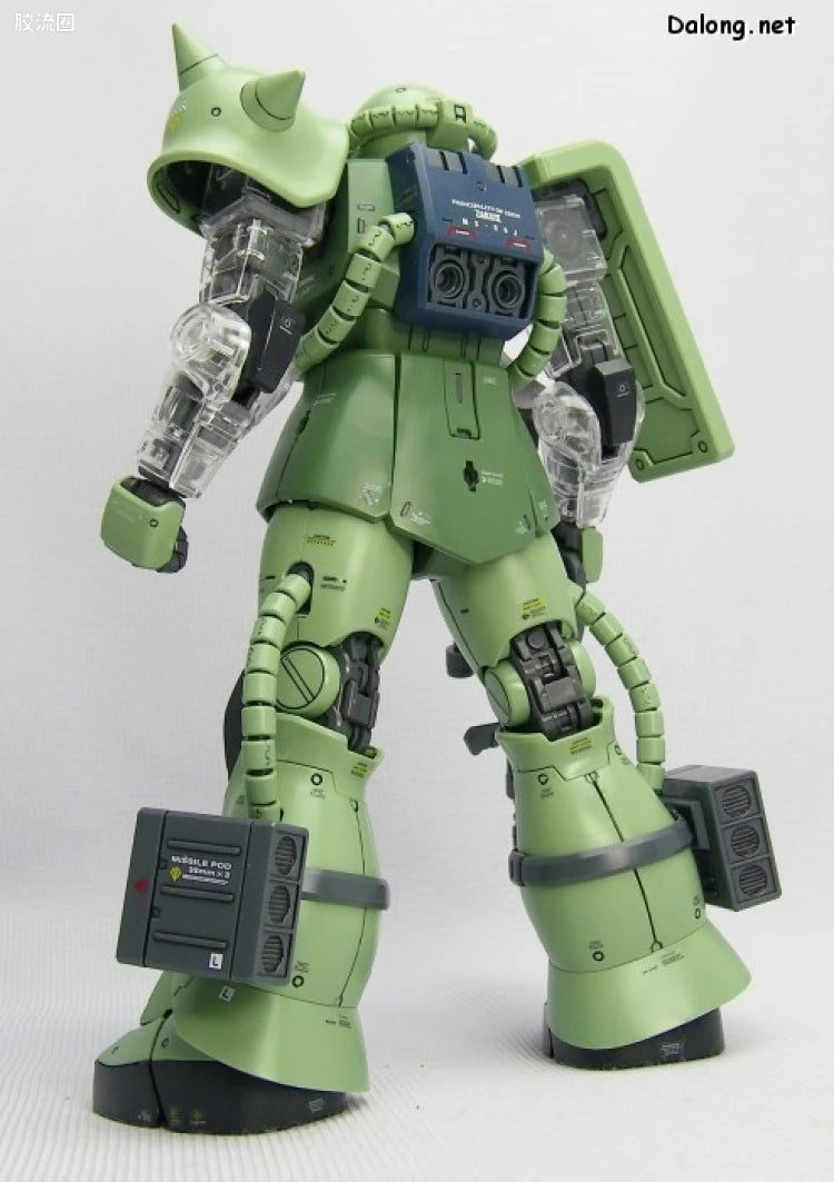 MG 1/100 MS-06J Zaku II Ver.2.0 with Special Clear Armor Parts