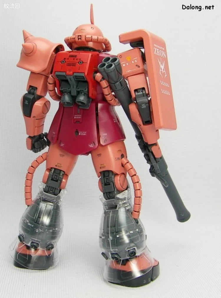 MG 1/100 MS-06S Char's Zaku II Ver.2.0 with Special Clear Armor Parts