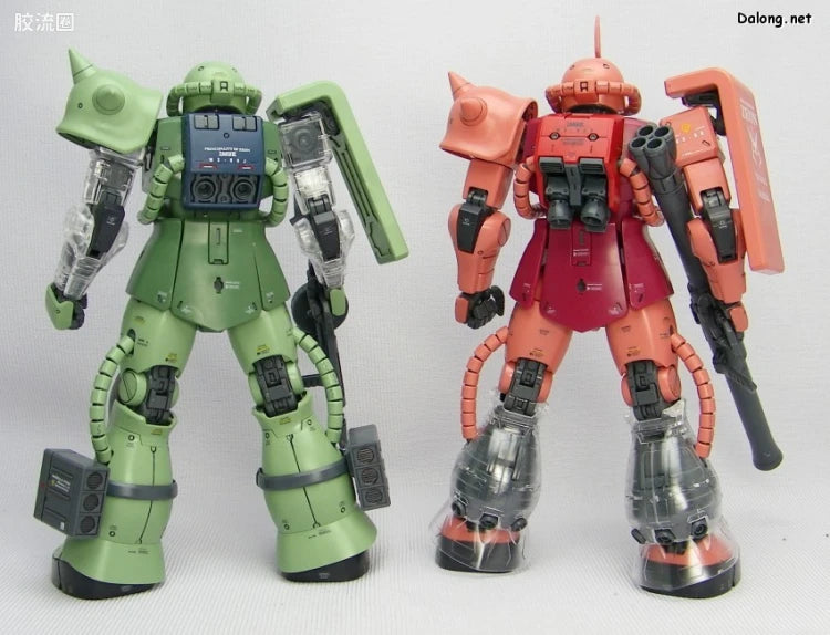 MG 1/100 MS-06S Char's Zaku II Ver.2.0 with Special Clear Armor Parts