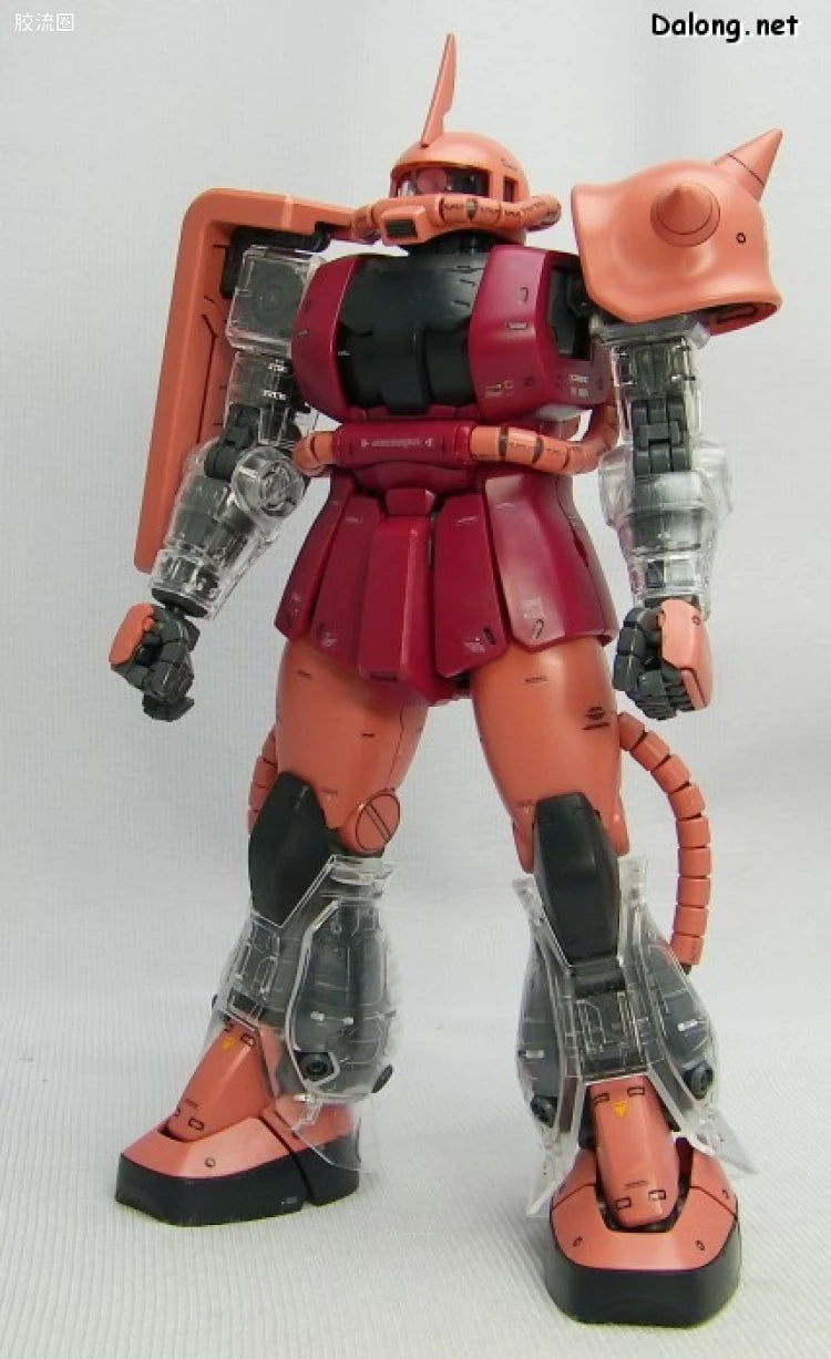 MG 1/100 MS-06S Char's Zaku II Ver.2.0 with Special Clear Armor Parts