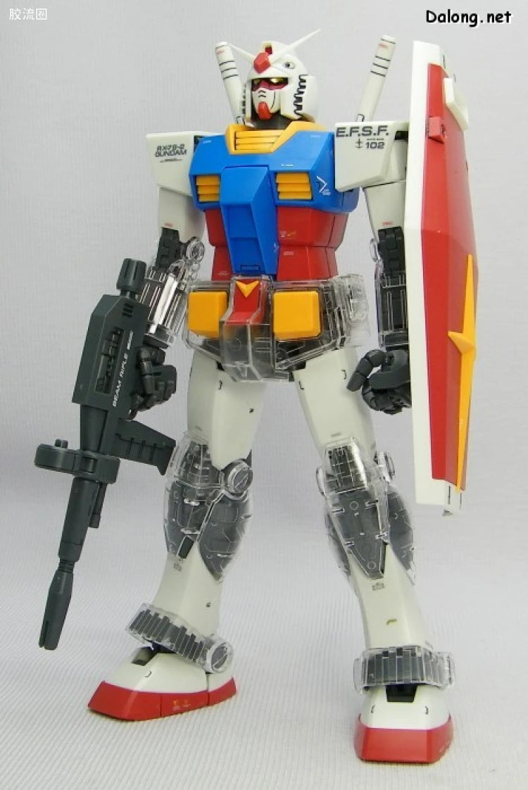 MG 1/100 RX-78-2 Gundam Ver.2.0 with Special Clear Armor Parts