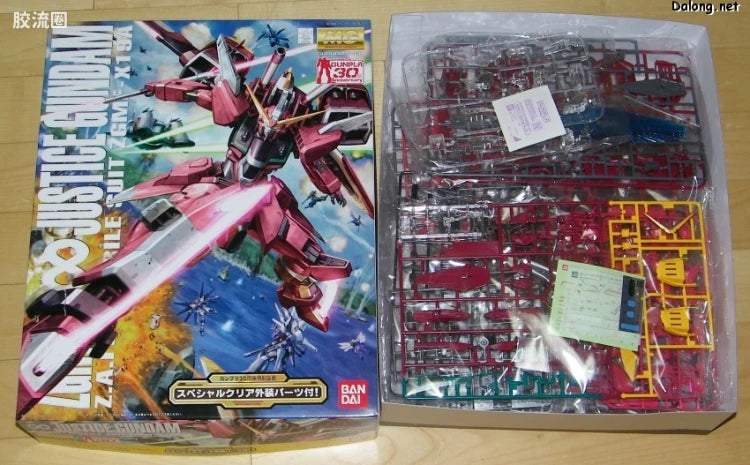 MG 1/100 Infinite Justice Gundam with Special Clear Armor Parts