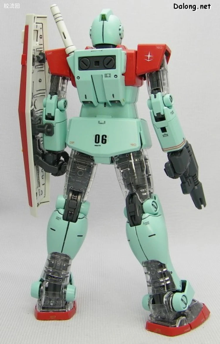 MG 1/100 RGM-79 GM Ver.2.0 with Special Clear Armor Parts