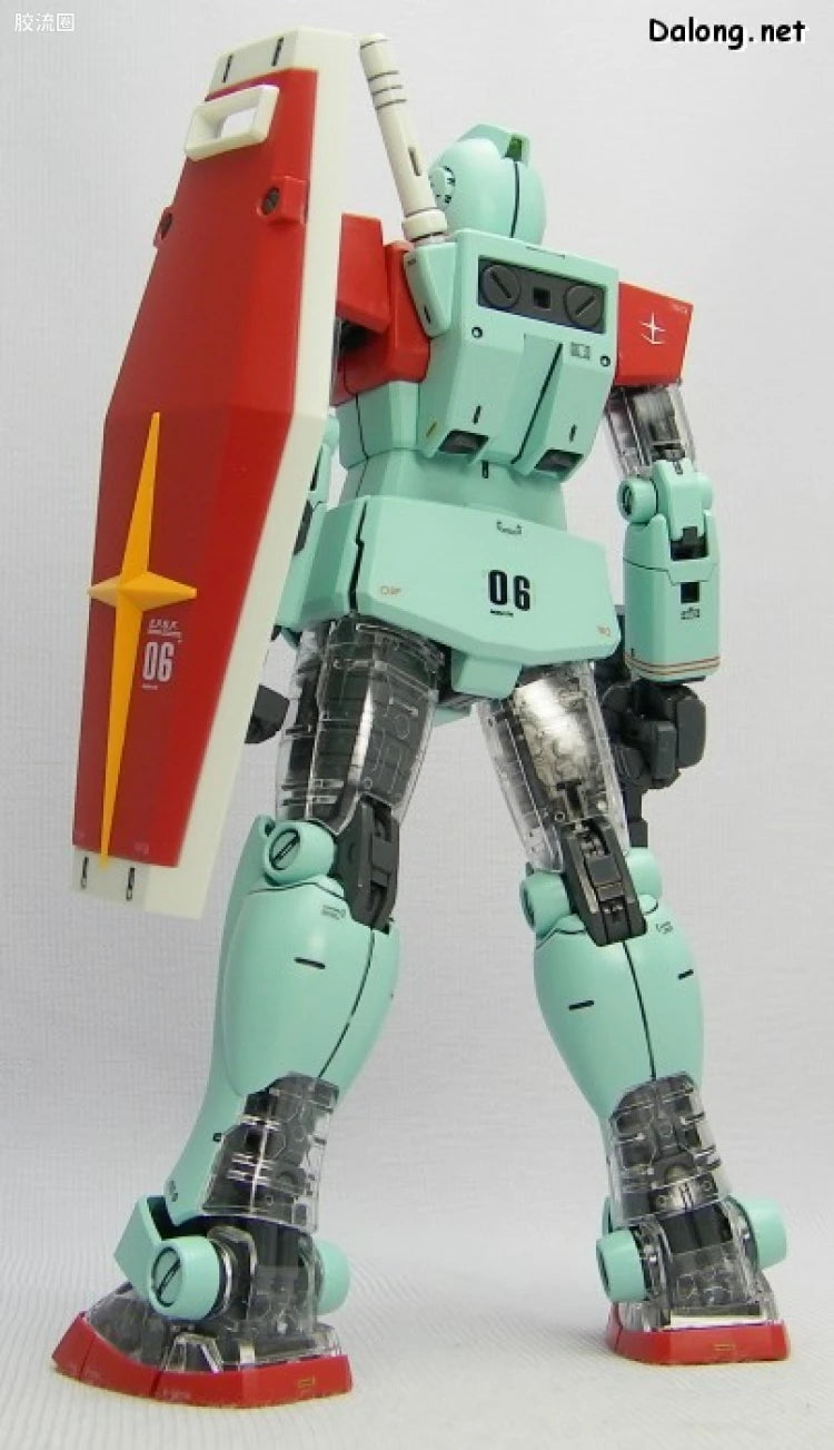 MG 1/100 RGM-79 GM Ver.2.0 with Special Clear Armor Parts