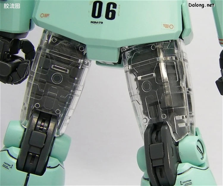 MG 1/100 RGM-79 GM Ver.2.0 with Special Clear Armor Parts