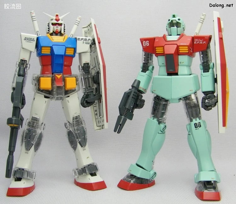 MG 1/100 RGM-79 GM Ver.2.0 with Special Clear Armor Parts