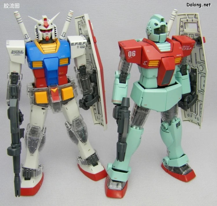MG 1/100 RGM-79 GM Ver.2.0 with Special Clear Armor Parts