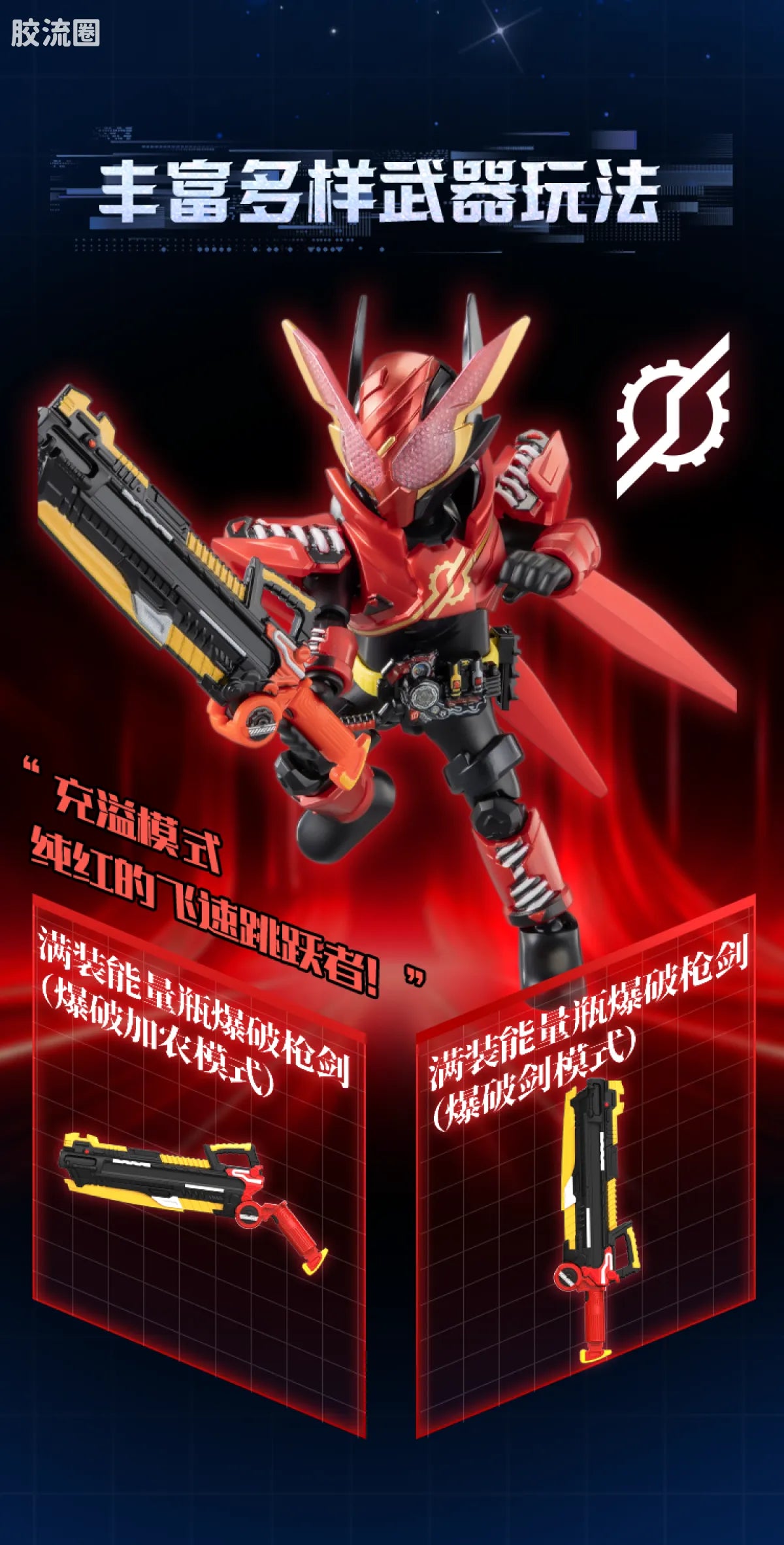 Blokees Kamen Rider Galaxy Version Vol 6 - Genesis Myth