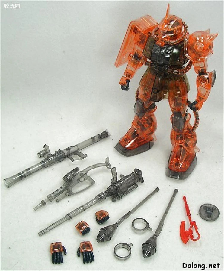 MG 1/100 MS-06S Zaku II (Char Aznable Custom) Crystal Version