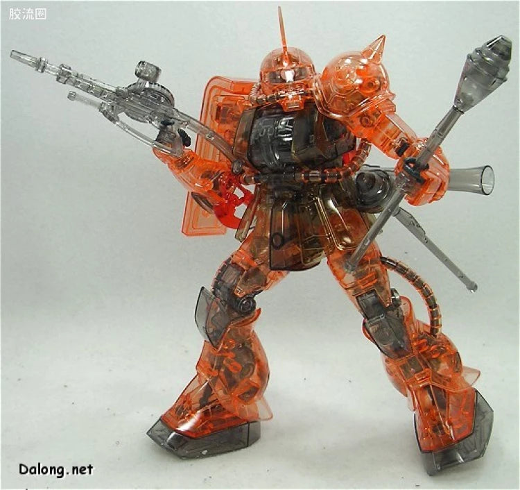 MG 1/100 MS-06S Zaku II (Char Aznable Custom) Crystal Version