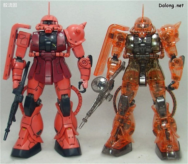 MG 1/100 MS-06S Zaku II (Char Aznable Custom) Crystal Version