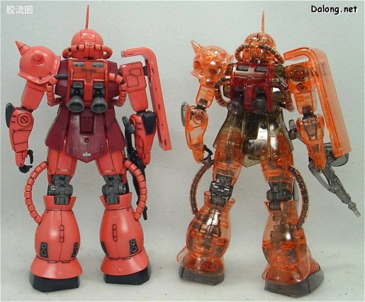 MG 1/100 MS-06S Zaku II (Char Aznable Custom) Crystal Version