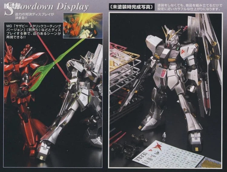 MG 1/100 Nu Gundam (Metallic Coating Ver.)