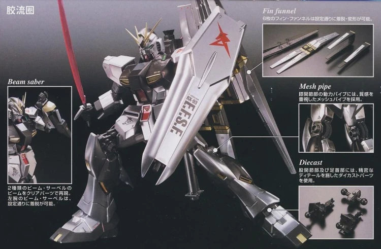 MG 1/100 Nu Gundam (Metallic Coating Ver.)