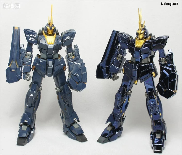 MG 1/100 RX-0 Unicorn Gundam 02 Banshee (Titanium Finish Ver.)