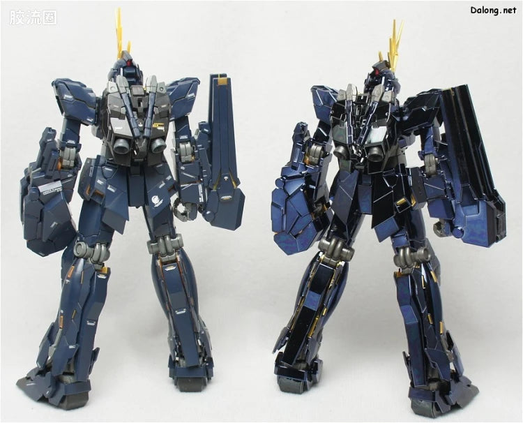 MG 1/100 RX-0 Unicorn Gundam 02 Banshee (Titanium Finish Ver.)