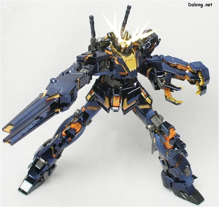 MG 1/100 RX-0 Unicorn Gundam 02 Banshee (Titanium Finish Ver.)