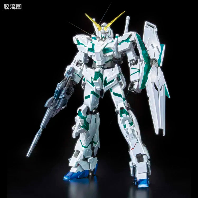 MG 1/100 Unicorn Gundam (Red / Green Twin Frame Edition) Titanium Finish