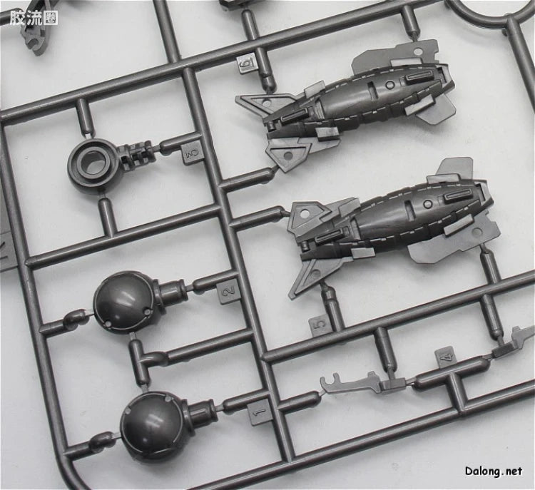 MG 1/100 Unicorn Gundam (Red / Green Twin Frame Edition) Titanium Finish