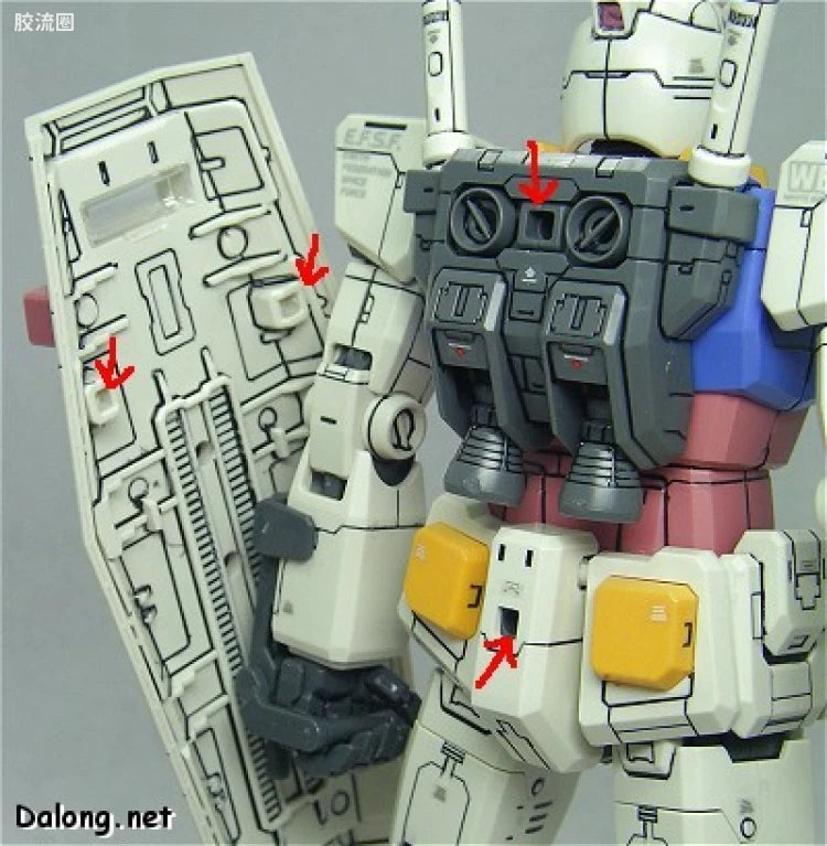 Bandai MG 1/100 RX-78-2 Gundam Ver.O.Y.W.0079 (Game Color)