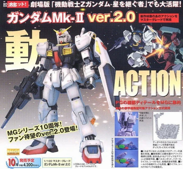 Bandai MG 1/100 RX-178 Gundam Mk-II Ver.2.0 (A.E.U.G.)