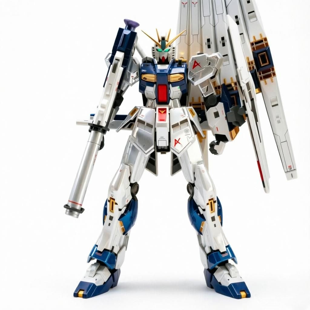 Gaogao RG Nu Gundam Electricoating With Two Funnel Set