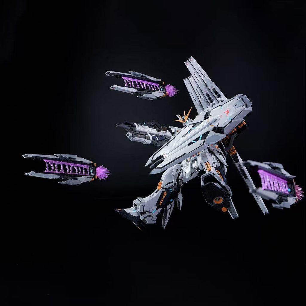 Dragon Tiger 1/100 Nu Gundam Full Set with LED Head