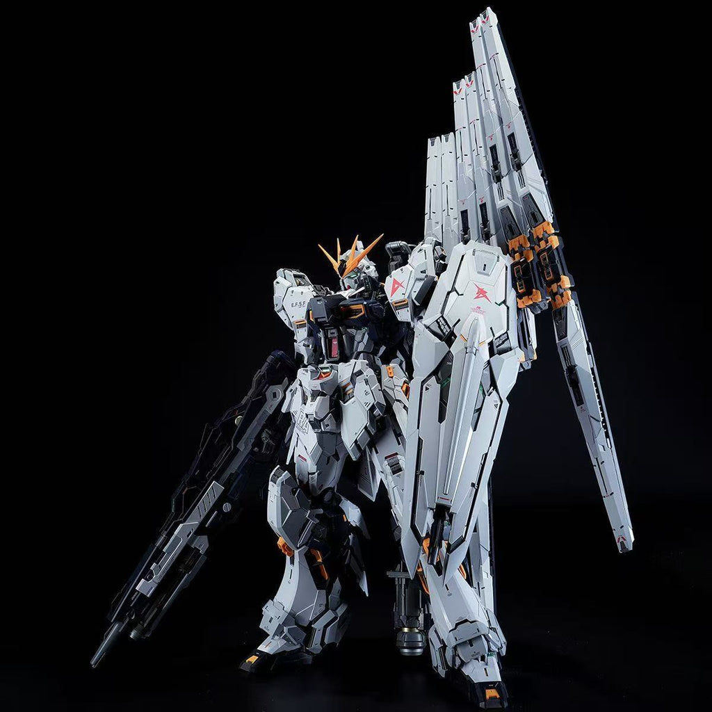 Dragon Tiger 1/100 Nu Gundam Full Set with LED Head