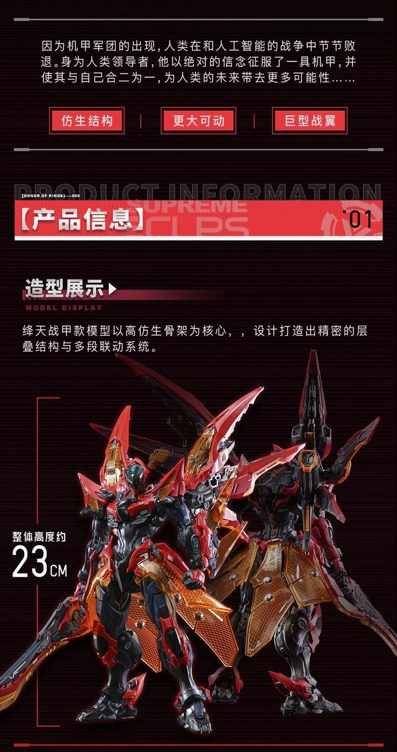 AniMester Nuclear Gold Rebuild Series Kai Crimson Sky Battle Armor Model Kit