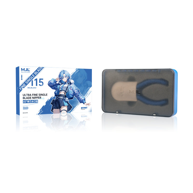MJL M-115 Ultra-Thin Single-Blade Bent-Nose 45 Degree Nipper
